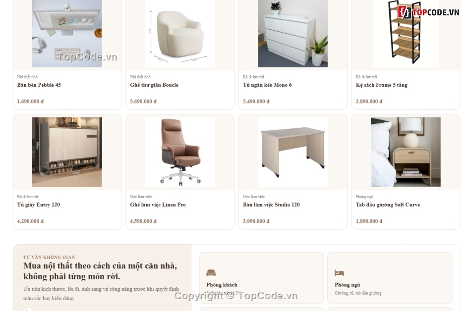 nội thất,website nội thất,bán website
